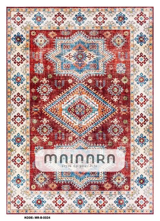 Karpet Bohemian (MR-B-0021) - Red