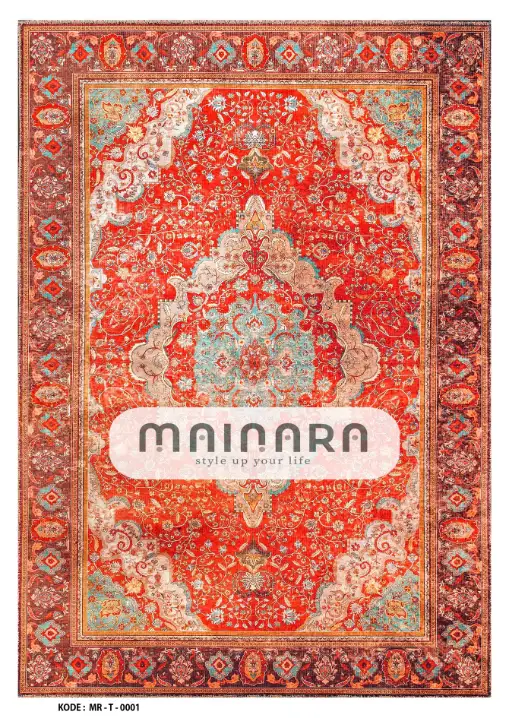Karpet Tradisional (MR-T-0001) - Red,Maroon,Green