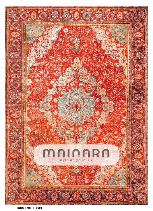 Karpet Tradisional (MR-T-0001) - Red,Maroon,Green