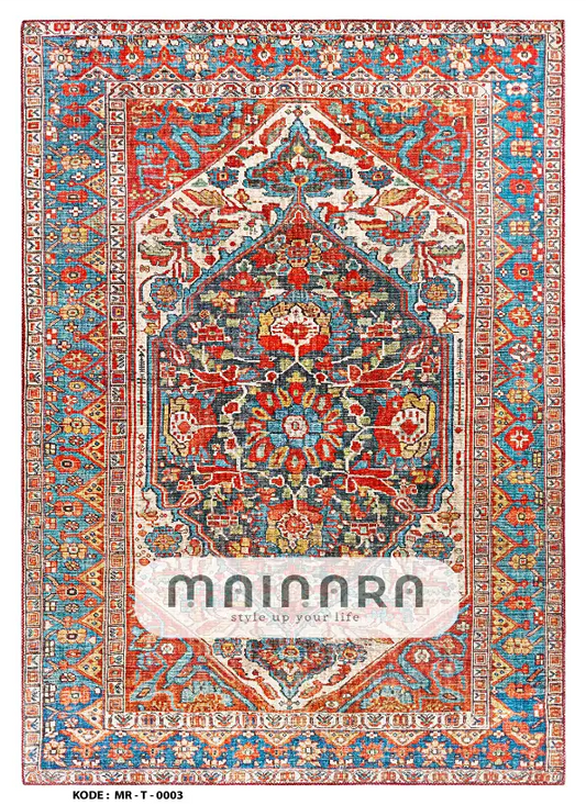 Karpet Tradisional (MR-T-0003) - Red,Blue,Green
