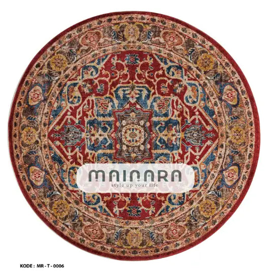 Karpet Tradisional (MR-T-0006) - Red,Blue,Gold,Brown