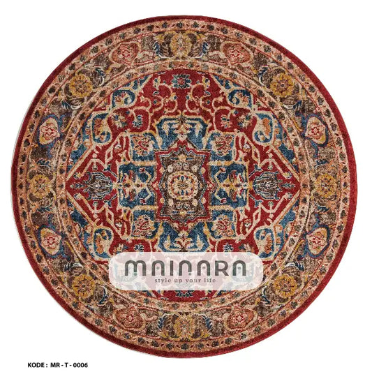 Karpet Tradisional (MR-T-0006) - Red,Blue,Gold,Brown