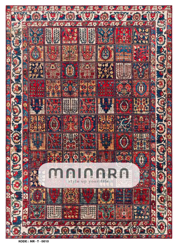 Karpet Tradisional (MR-T-0010) - Maroon,Red