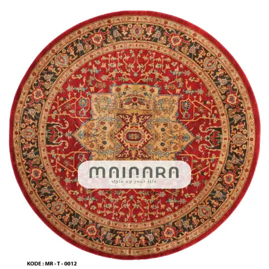 Karpet Tradisional (MR-T-0012) - Red,Gold,Brown