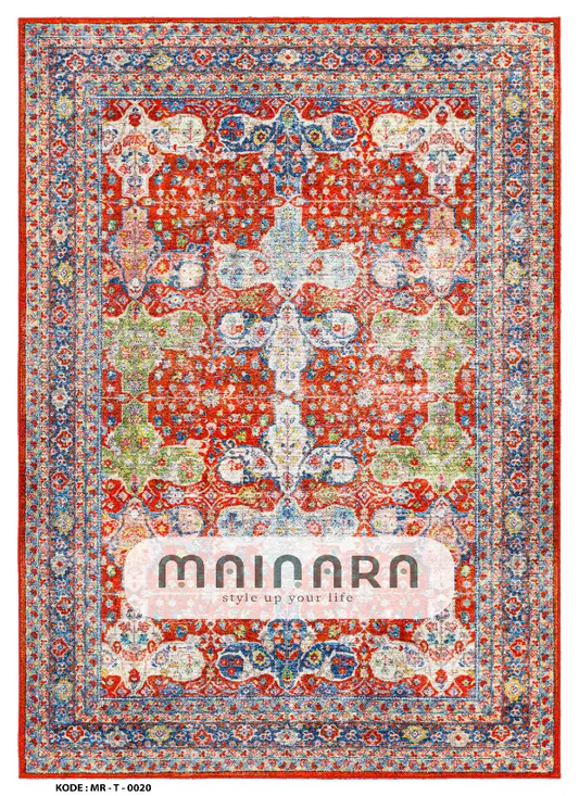 Karpet Tradisional (MR-T-0020) - Red,Blue,Green