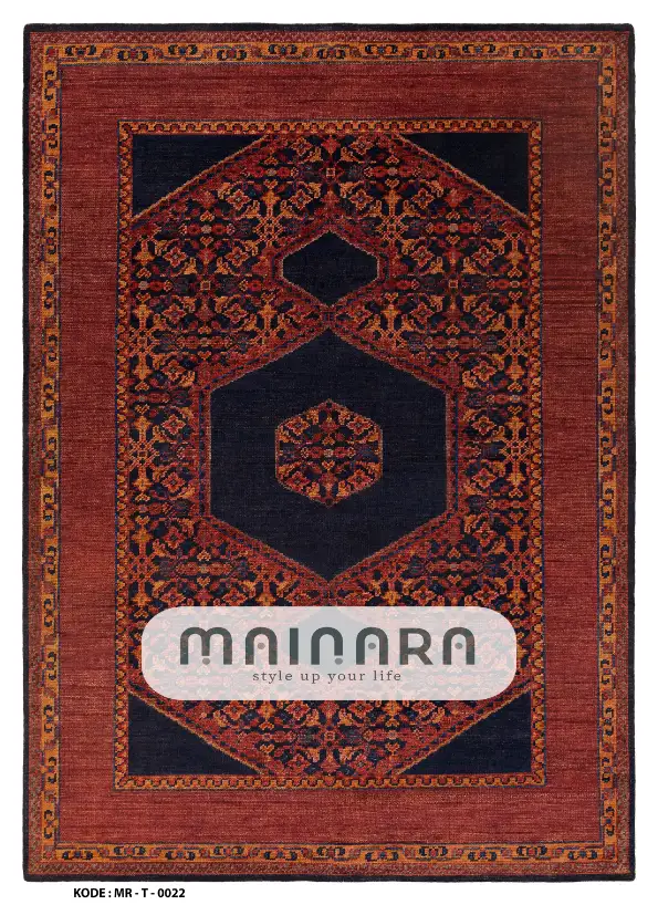 Karpet Tradisional (MR-T-0022) - Red,Maroon