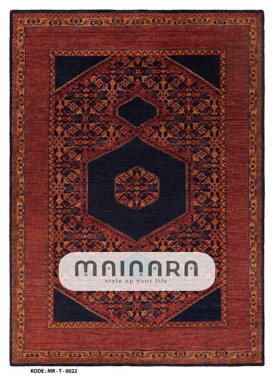 Karpet Tradisional (MR-T-0022) - Red,Maroon