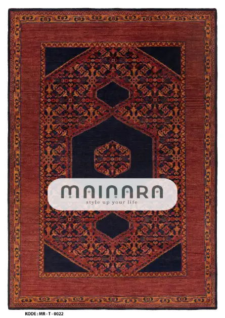 Karpet Tradisional (MR-T-0022) - Red,Maroon