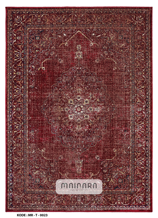 Karpet Tradisonal (MR-T-0023) - Red,Maroon