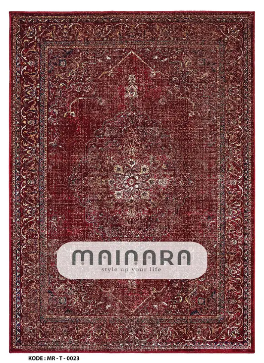 Karpet Tradisonal (MR-T-0023) - Red,Maroon