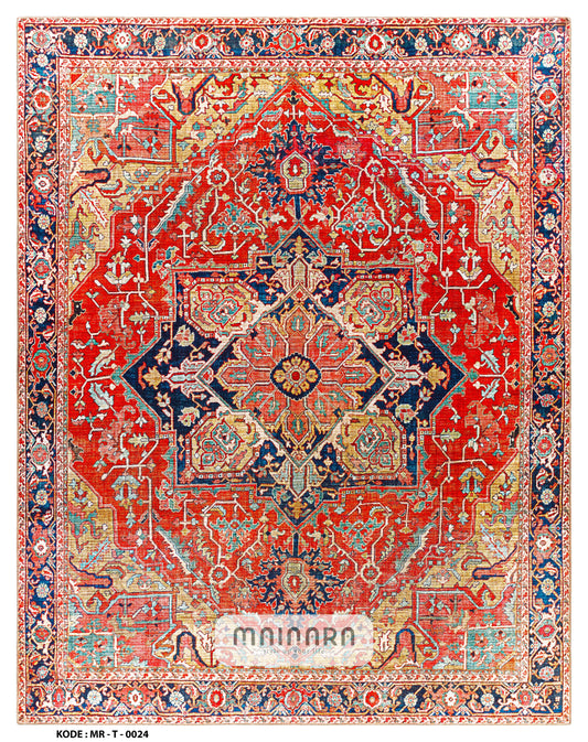 Karpet Tradisional (MR-T-0024) - Red