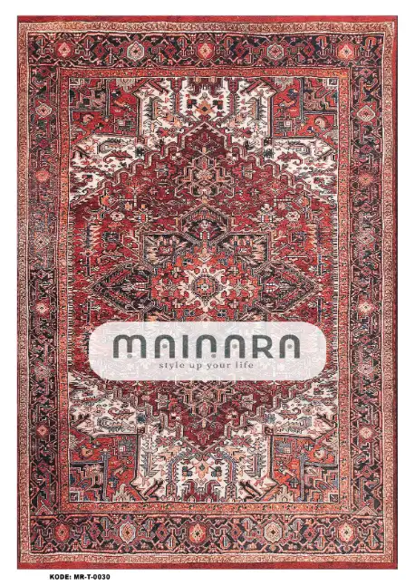 Karpet Tradisional (MR-T-0030) - Red,Maroon