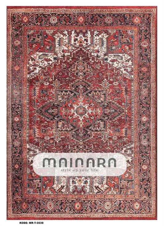 Karpet Tradisional (MR-T-0030) - Red,Maroon