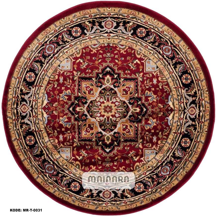 Karpet Tradisional (MR-T-0031) - Red,Maroon
