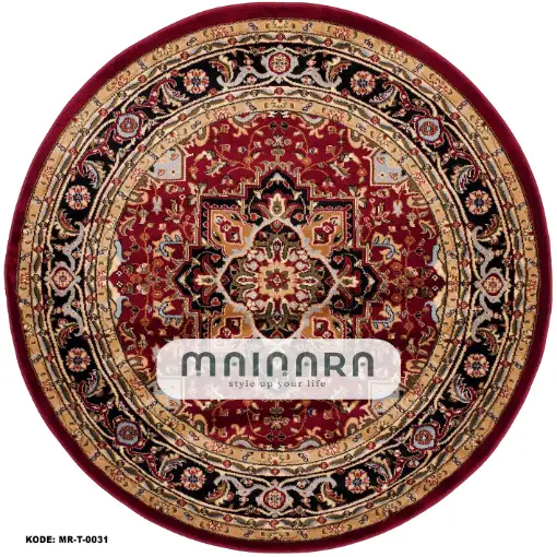 Karpet Tradisional (MR-T-0031) - Red,Maroon