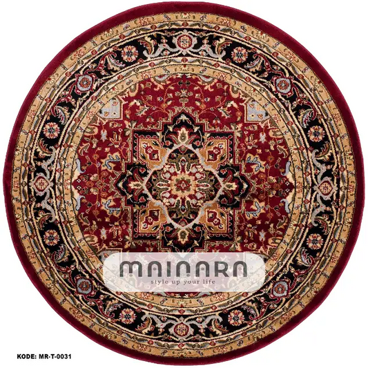 Karpet Tradisional (MR-T-0031) - Red,Maroon