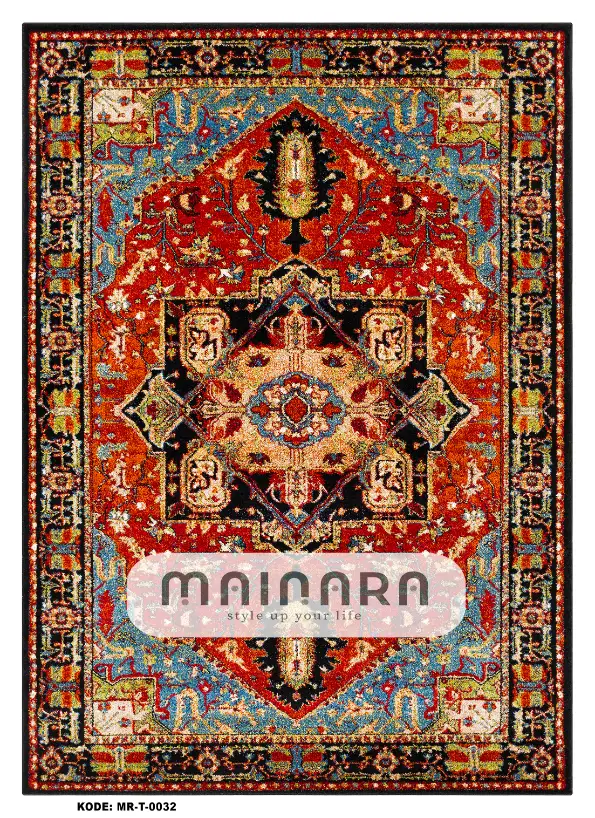 Karpet Tradisional (MR-T-0032) - Maroon,Red