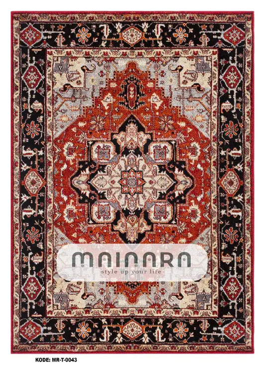 Karpet Tradisional (MR-T-0043) - Red,Black