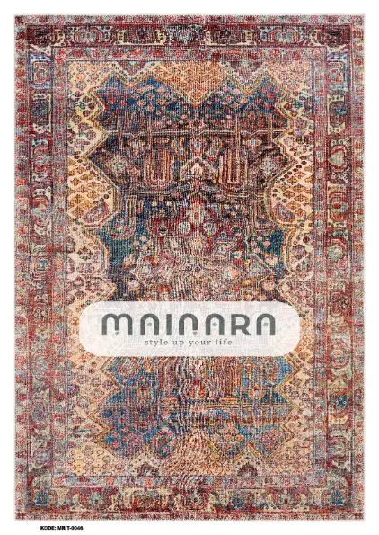 Karpet Tradisional (MR-T-0046) - Red, Purple