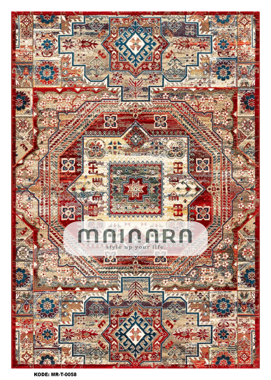 Karpet Tradisional (MR-T-0058) - Red