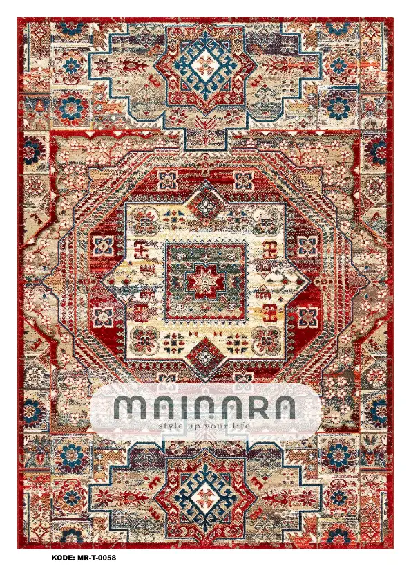Karpet Tradisional (MR-T-0058) - Red