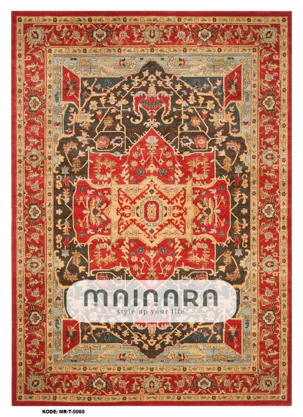 Karpet Tradisional (MR-T-0060) - Red, Brown