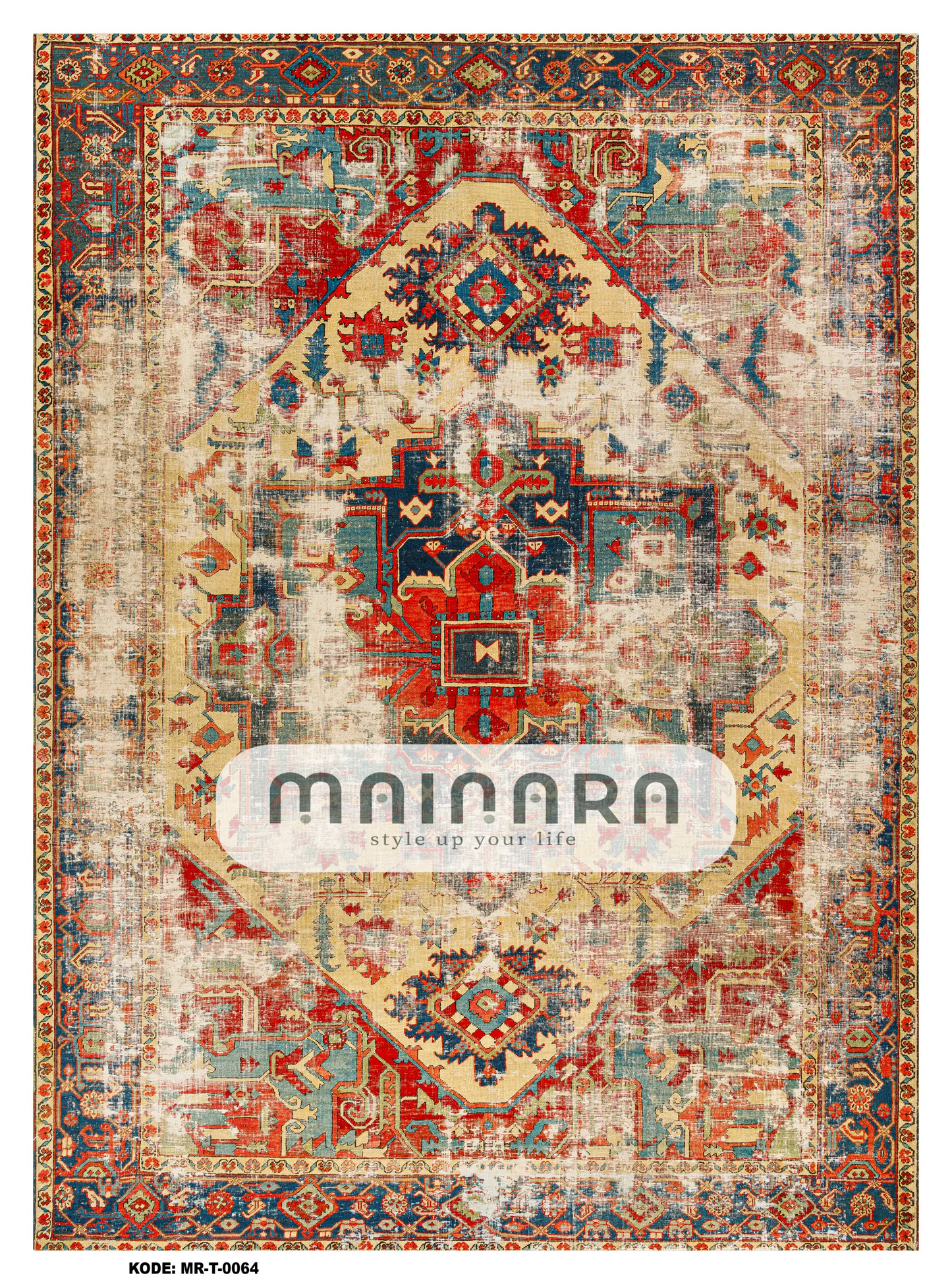 Karpet Tradisional (MR-T-0064) - Red,Tosca