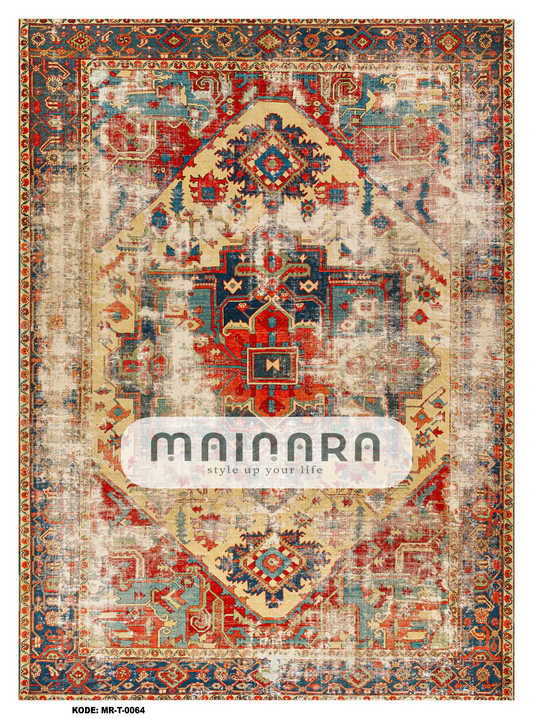 Karpet Tradisional (MR-T-0064) - Red,Tosca
