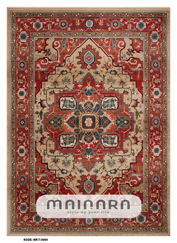 Karpet Tradisional (MR-T-0069) - Red, Brown