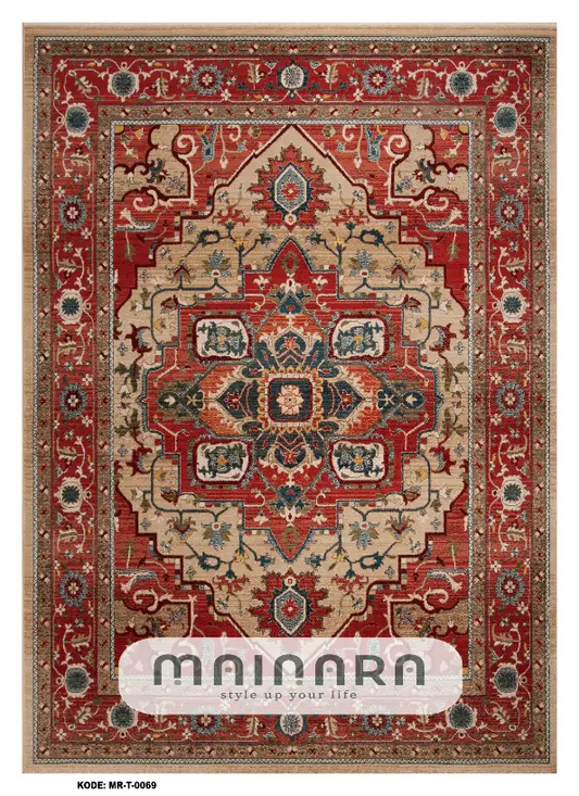 Karpet Tradisional (MR-T-0069) - Red, Brown