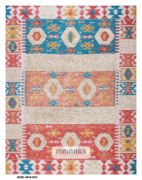 Karpet Bohemian (OR-B-0003) - Orange