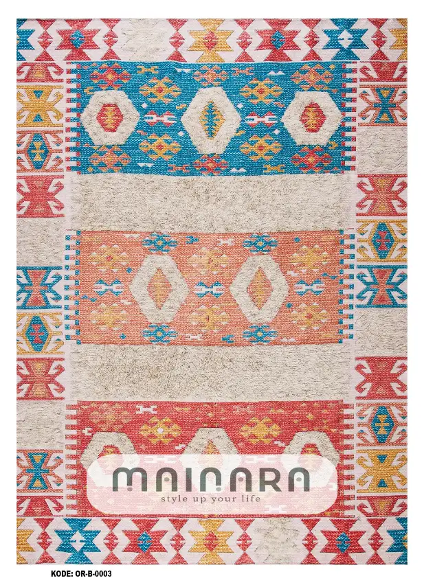 Karpet Bohemian (OR-B-0003) - Orange