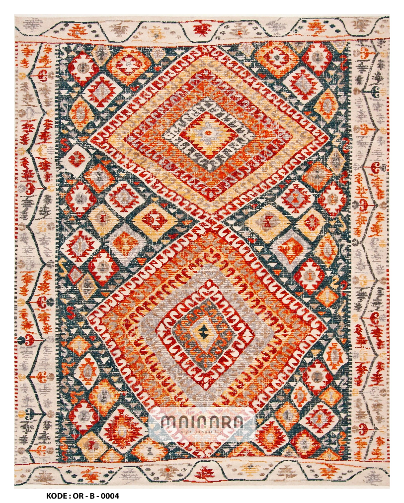 Karpet Bohemian (OR-B-0004) - Orange