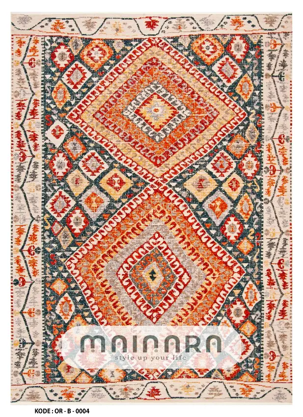 Karpet Bohemian (OR-B-0004) - Orange