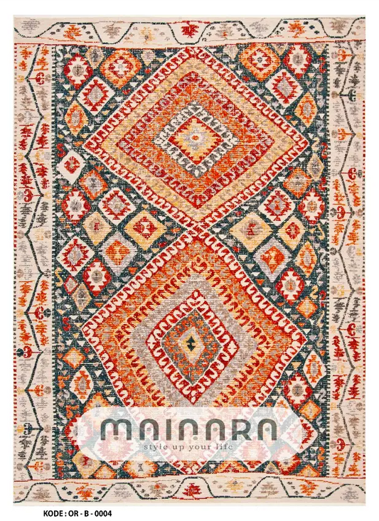 Karpet Bohemian (OR-B-0004) - Orange