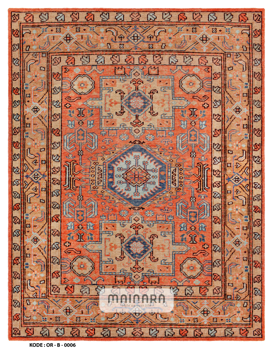 Karpet Bohemian (OR-B-0006) - Orange