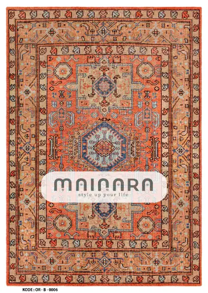 Karpet Bohemian (OR-B-0006) - Orange