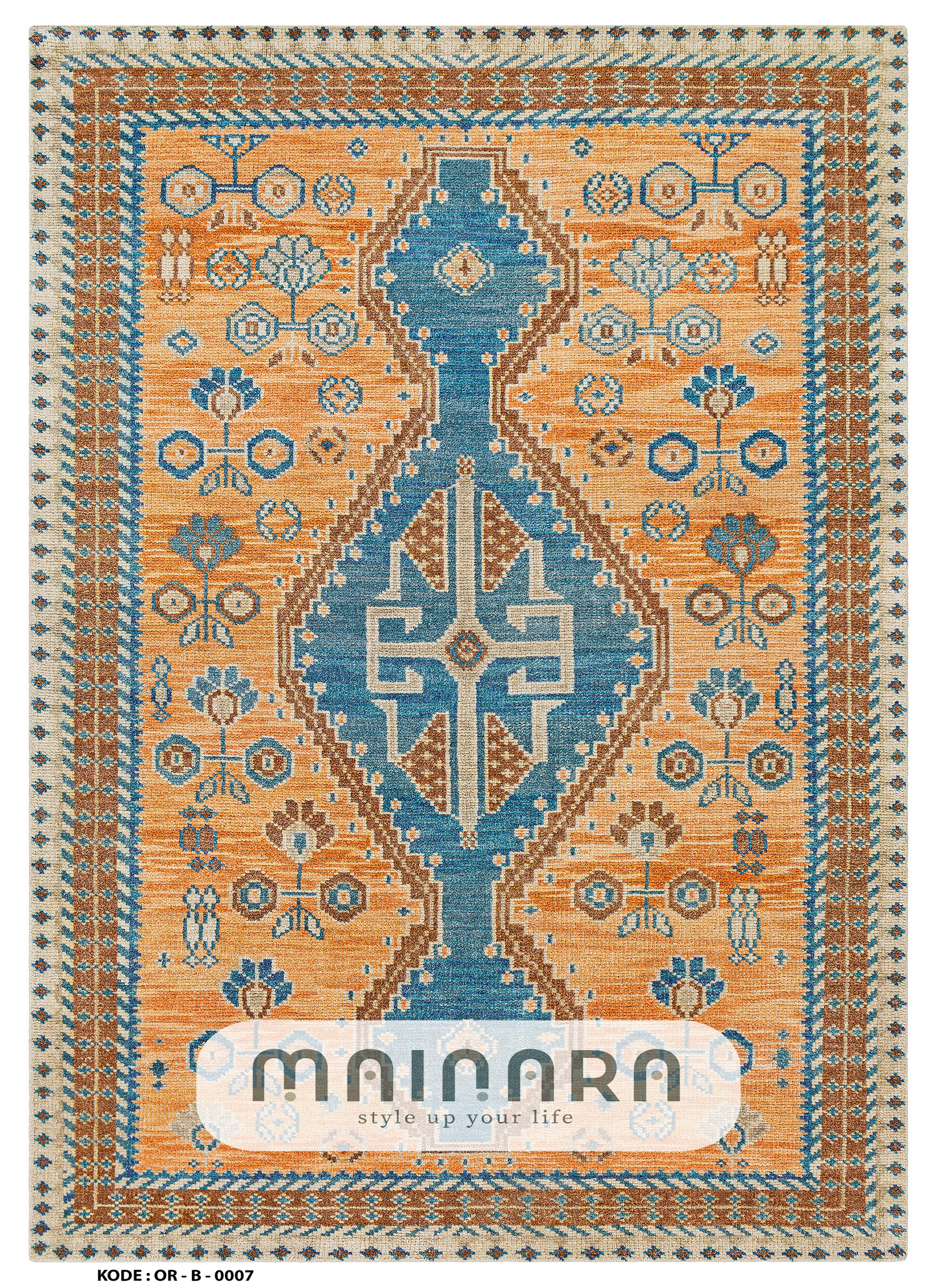 Karpet Bohemian (OR-B-0007) - Orange