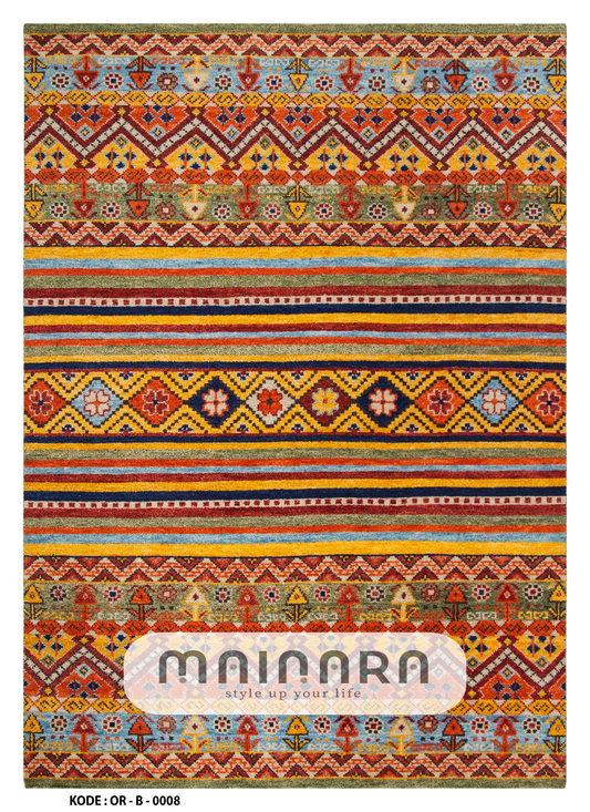 Karpet Bohemian (OR-B-0008) - Orange
