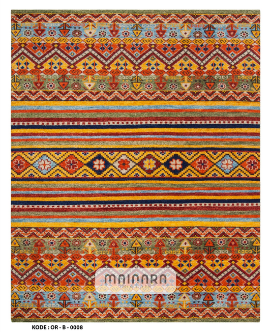 Karpet Bohemian (OR-B-0008) - Orange