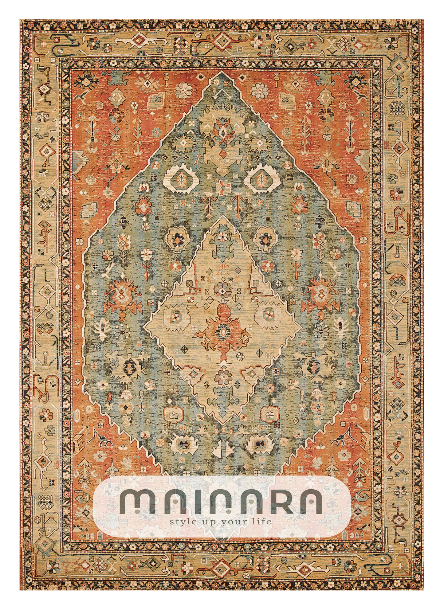 Karpet Bohemian (OR-B-0010) - Orange