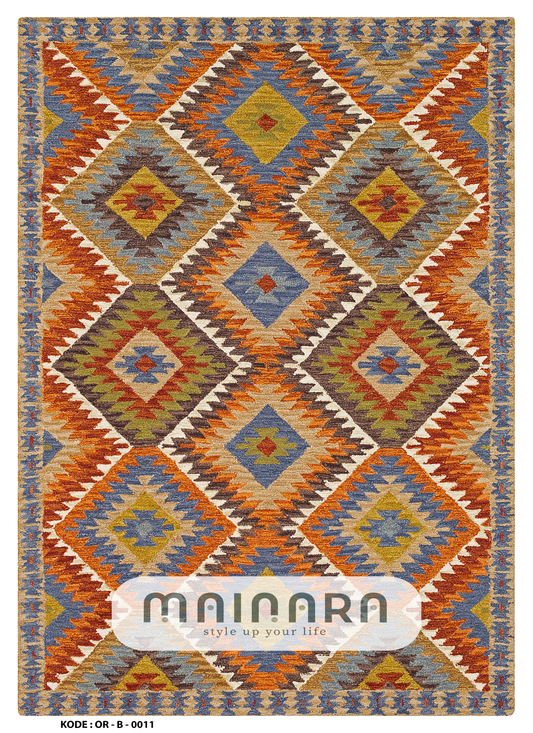 Karpet Bohemian (OR-B-0011) - Orange