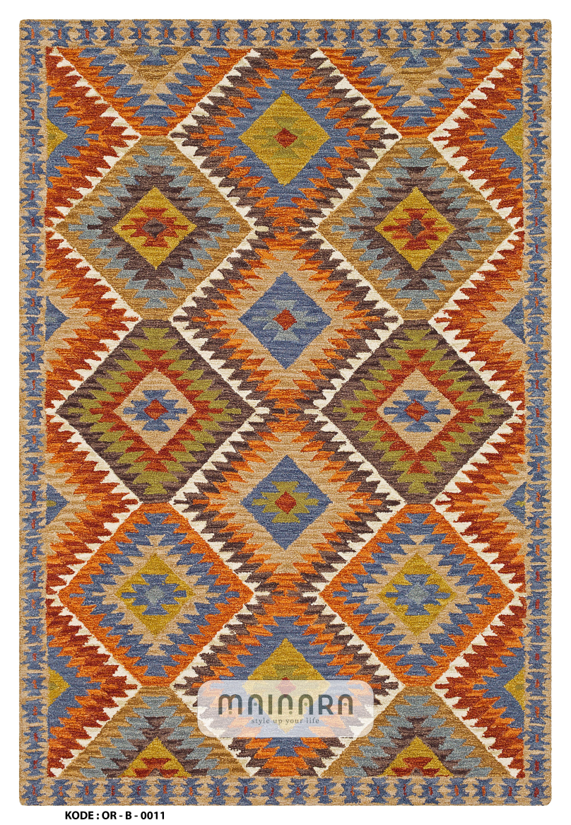 Karpet Bohemian (OR-B-0011) - Orange