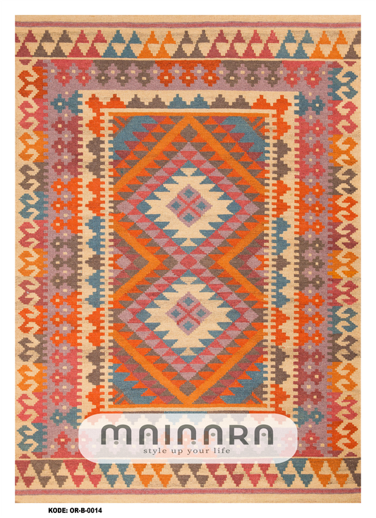 Karpet Bohemian (OR-B-0014) - Orange