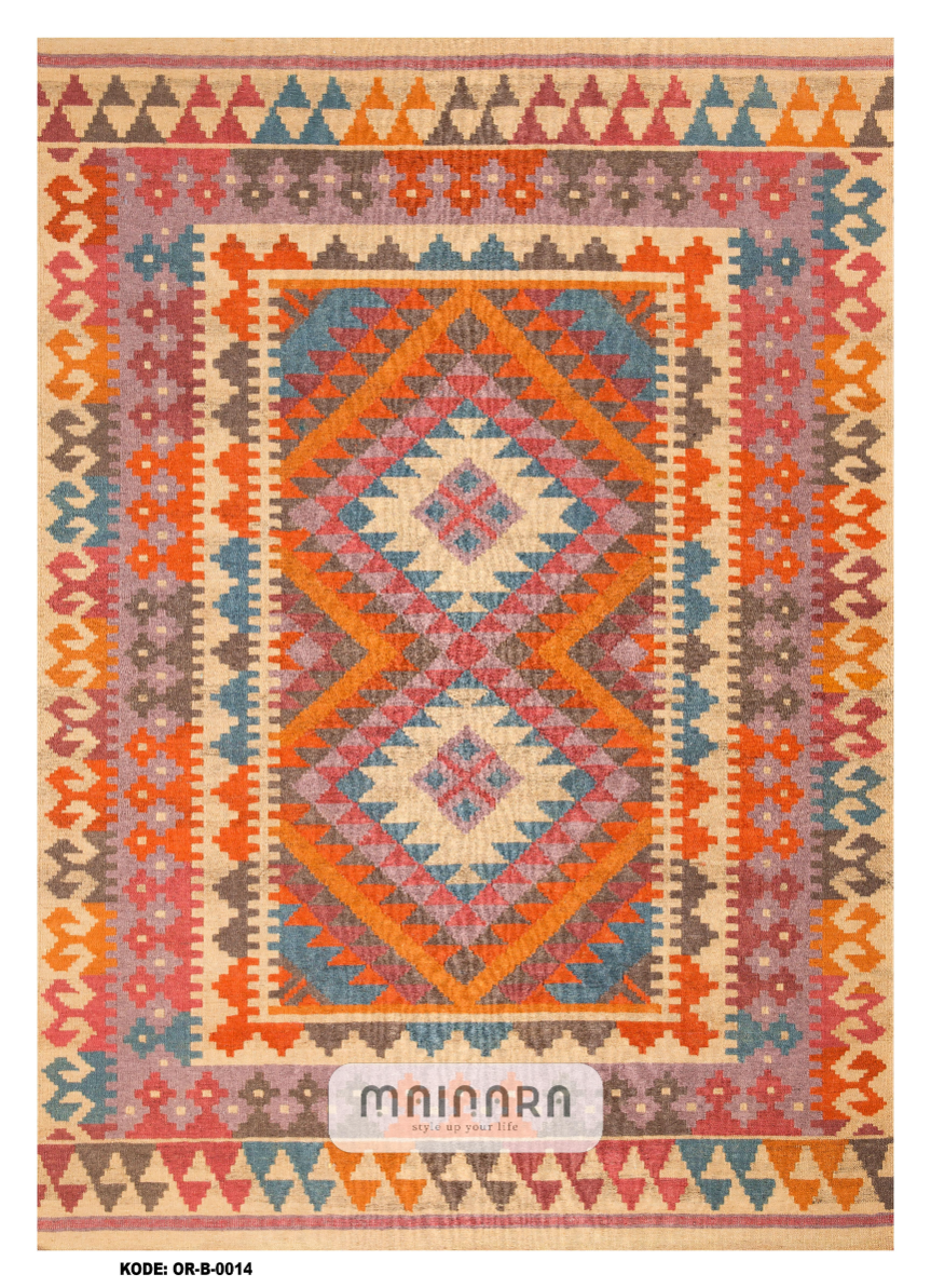 Karpet Bohemian (OR-B-0014) - Orange