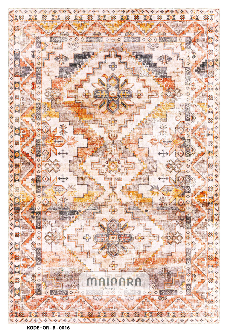 Karpet Bohemian (OR-B-0016) - Orange