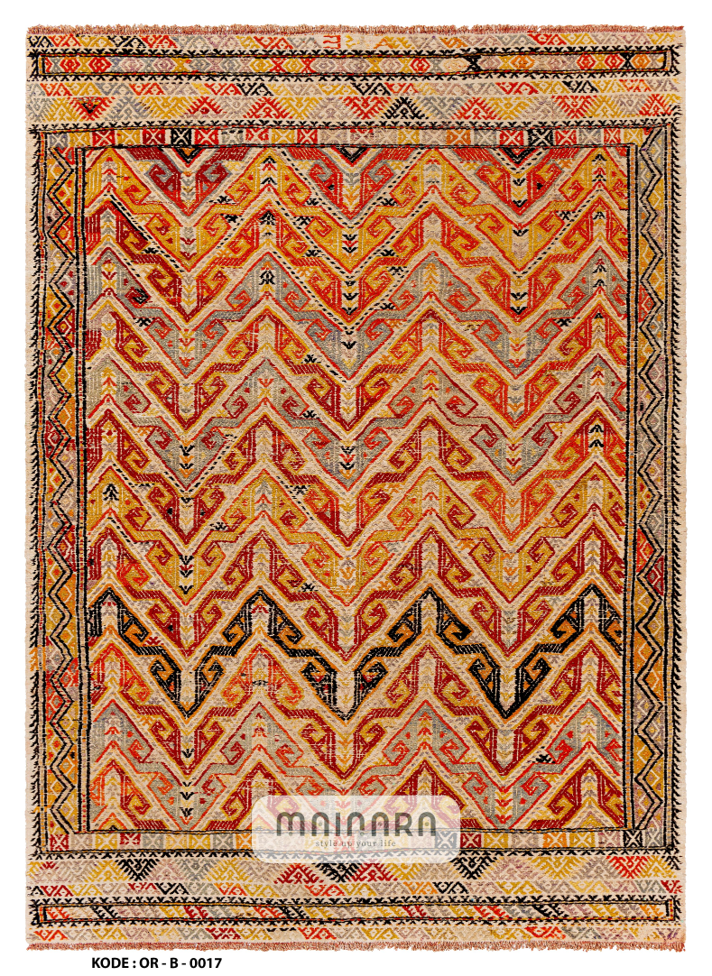 Karpet Bohemian (OR-B-0017) - Orange