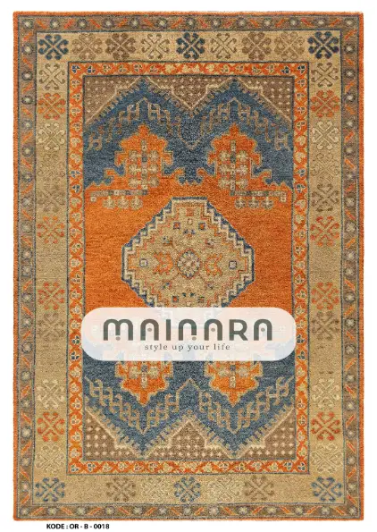 Karpet Bohemian (OR-B-0018) - Orange
