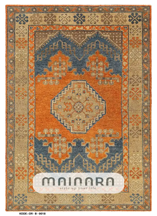Karpet Bohemian (OR-B-0018) - Orange