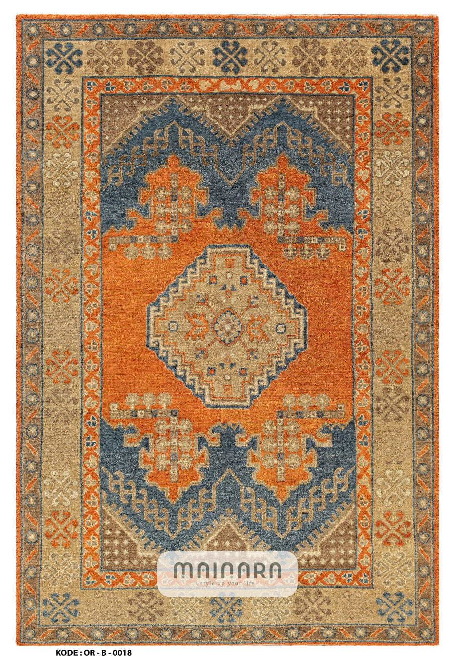 Karpet Bohemian (OR-B-0018) - Orange